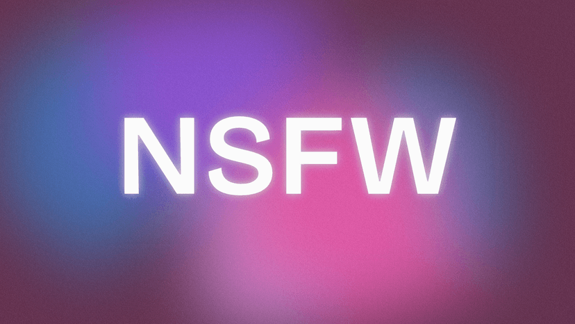 Why does NSFW run the web?